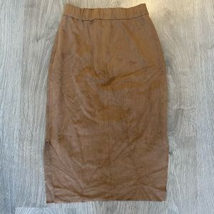 Aritzia Suede Skirt